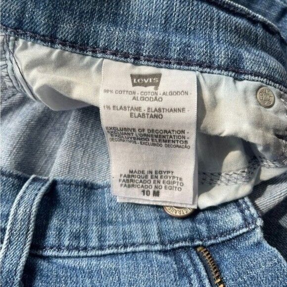 Levi’s 515 Jeans Womens 10M Bootcut Stretch Mid Rise Medium Wash Blue - Picture 3 of 8